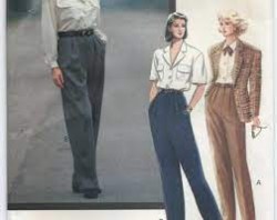 7590 CLASSIC VOGUE TAPER - STRAIGHT PANTS CUFFS OR NOT PATTERN 12-16